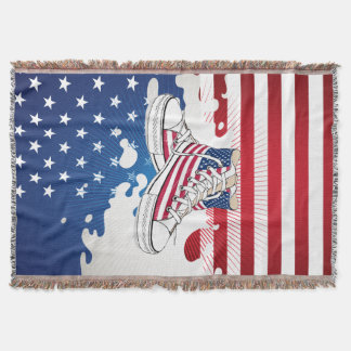 Amerikaans Tiener Patriottisch Deken