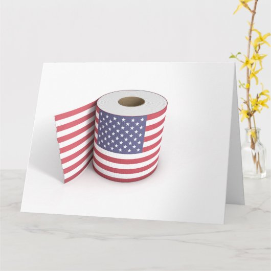 Amerikaans toiletpapier kaart (Gele Bloem)