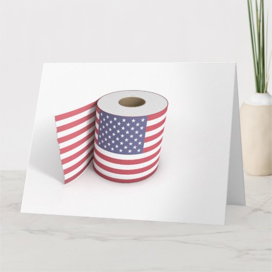 Amerikaans toiletpapier kaart (Voorkant)