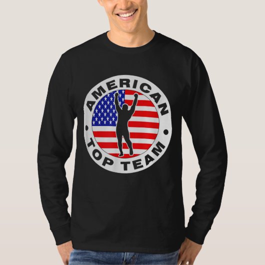 Amerikaans topteam jiu jitsu t-shirt (Voorkant)