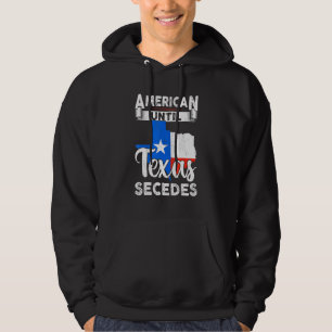 Amerikaans tot Texas de vlag van de vs op 4 juli Hoodie