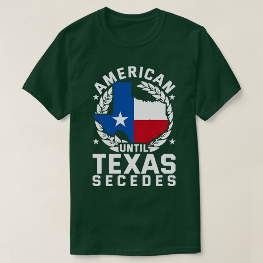 Amerikaans Tot Texas Secedes Texas T-shirt (Design voorkant)