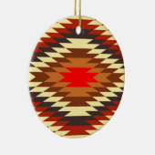 amerikaans traditioneel etnisch kostumotief keramisch ornament (Rechts)
