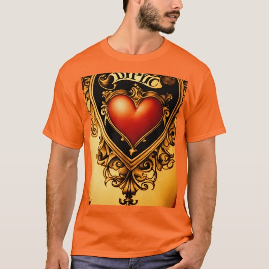 Amerikaans traditioneel tatoeageontwerp t-shirt (Voorkant)