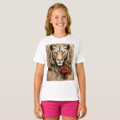 Amerikaans traditioneel Tattoo design T-shirt – ve (Voorkant volledig)