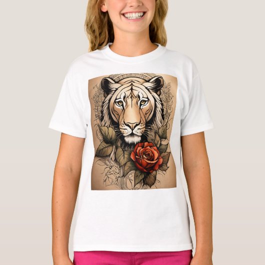 Amerikaans traditioneel Tattoo design T-shirt – ve (Voorkant)