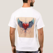 Amerikaans traditioneel Tattoo design T-shirt – ve (Achterkant)