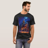 Amerikaans traditioneel tattoo thema T-shirt (Voorkant volledig)