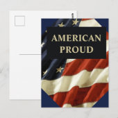 AMERIKAANS TROTS BRIEFKAART (Voorkant / Achterkant)
