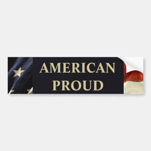 AMERIKAANS TROTS BUMPERSTICKER (Voorkant)