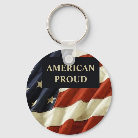 AMERIKAANS TROTS SLEUTELHANGER (Voorkant)