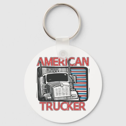 Amerikaans truckgebruik sleutelhanger (Voorkant)