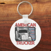 Amerikaans truckgebruik sleutelhanger (Voorkant)