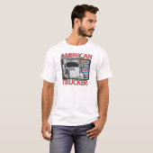 Amerikaans truckgebruik t-shirt (Voorkant volledig)