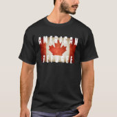 AMERIKAANS TRUMP VLUCHTELING CANADA T-SHIRT (Voorkant)