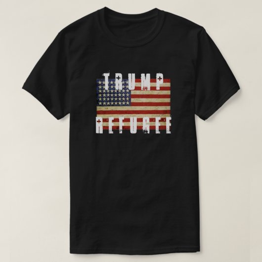 AMERIKAANS TRUMP VLUCHTELING T-SHIRT (Design voorkant)