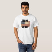 AMERIKAANS TRUMP VLUCHTELING T-SHIRT (Voorkant volledig)