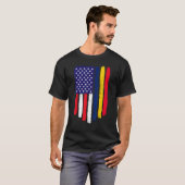 Amerikaans Tsjaad-vlagpatriottisch T-shirt (Voorkant volledig)