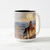 Amerikaans Tweekleurige Koffiemok (Voorkant rechts)