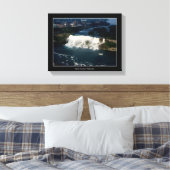 Amerikaans Uitzicht van Niagara Herfsten Canvas Afdruk (Insitu (Slaapkamer))