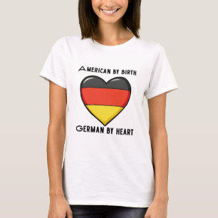 Amerikaans van geboorte, Duits van hart T-shirt