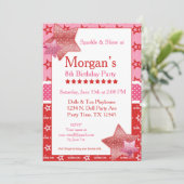 Amerikaans Verjaardagsmeisje Digitaal of Printable Kaart (Staand voorkant)