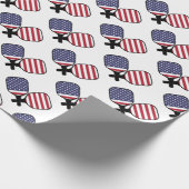 Amerikaans verpakkingspapier voor pickleball cadeaupapier (Hoek)