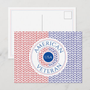 AMERIKAANS VETERAAN BRIEFKAART