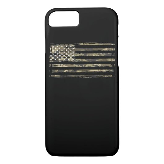 Amerikaans Veteraan Camouflage Patriotic Veteran Case-Mate iPhone Case (Achterkant)
