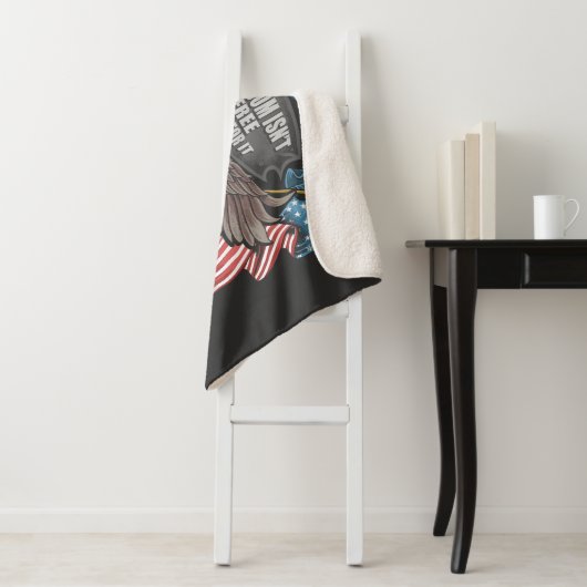 Amerikaans Veteraan Sherpa Deken (In situ)