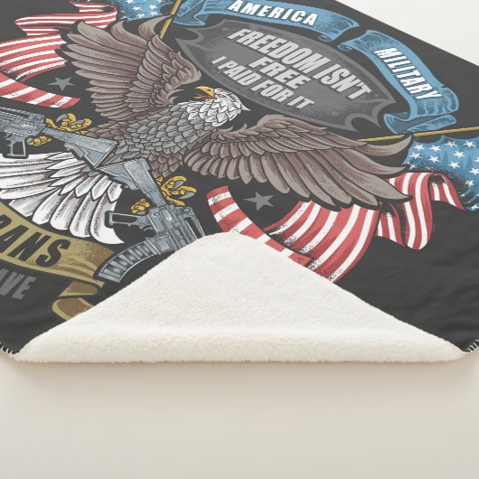 Amerikaans Veteraan Sherpa Deken (3/4)