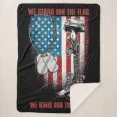 Amerikaans Veteraan Sherpa Deken (Voorkant)