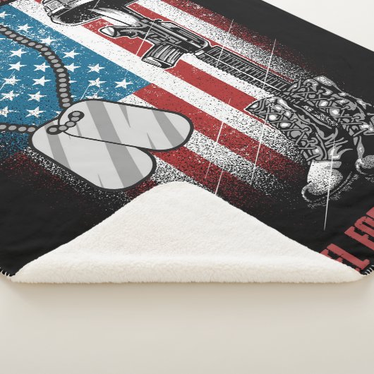 Amerikaans Veteraan Sherpa Deken (3/4)