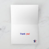 Amerikaans Veteraan Wenskaart Bedankkaart (Binnen)