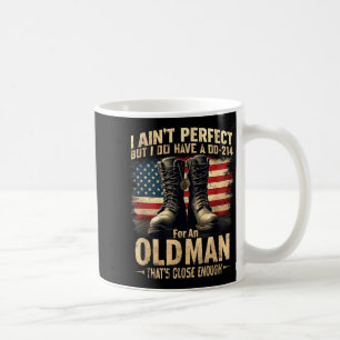 Amerikaans Veteranen Cadeau Ik Ben Niet Perfect Ma Koffiemok