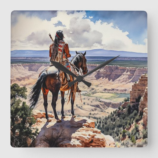 Amerikaans Vierkante Klok (Voorkant)