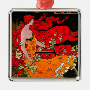 Amerikaans Vintage poster van de halve maan Metalen Ornament