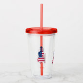 Amerikaans Violin Acryl Drinkbeker (Voorkant)
