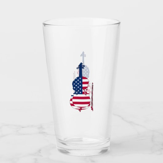 Amerikaans Violin Glas (Voorkant)