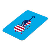 Amerikaans Violin Magneet (Linkerzijde)