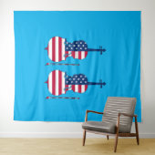 Amerikaans Violin Wandkleed (In Situ (horizontaal))
