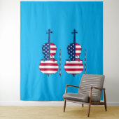 Amerikaans Violin Wandkleed (In situ)