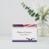 Amerikaans Visitekaartje (Staand voorkant)