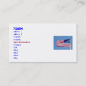 Amerikaans Visitekaartje (Voorkant)