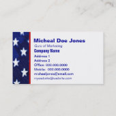 Amerikaans Visitekaartje (Achterkant)