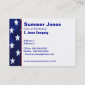 Amerikaans Visitekaartje (Achterkant)