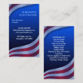 Amerikaans Visitekaartje (Voorkant / Achterkant)