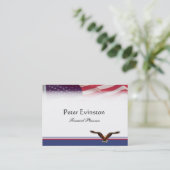 Amerikaans Visitekaartje (Staand voorkant)