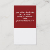 Amerikaans Visitekaartje (Achterkant)