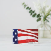 Amerikaans Visitekaartje (Staand voorkant)